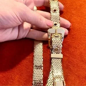 1980s vintage Whiting & Davis gold mesh elegant slinky waist belt Whiting & Davis | Accessories | 98s Vintage Whiting Davis  main image 3